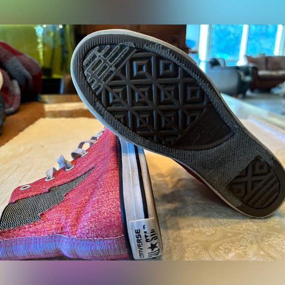 Converse All Star Youth Size 3, high top Lightening Metallic Wizard - Picture 2 of 8